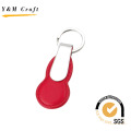 Car Promotion Branding Print Logo Color Metal Leather Keyring (Y02550)